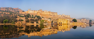 Panoramic view of Amber Fort